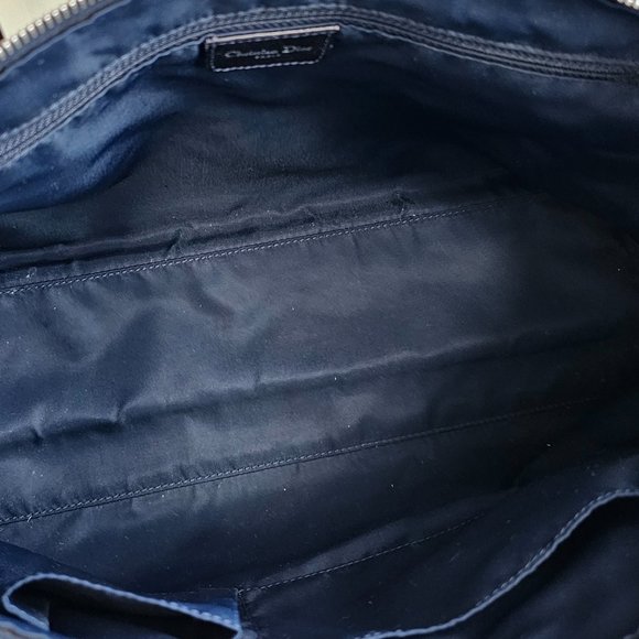 DIOR Christian Dior Denim Blue Trotter Flight Bag - Picture 8 of 16